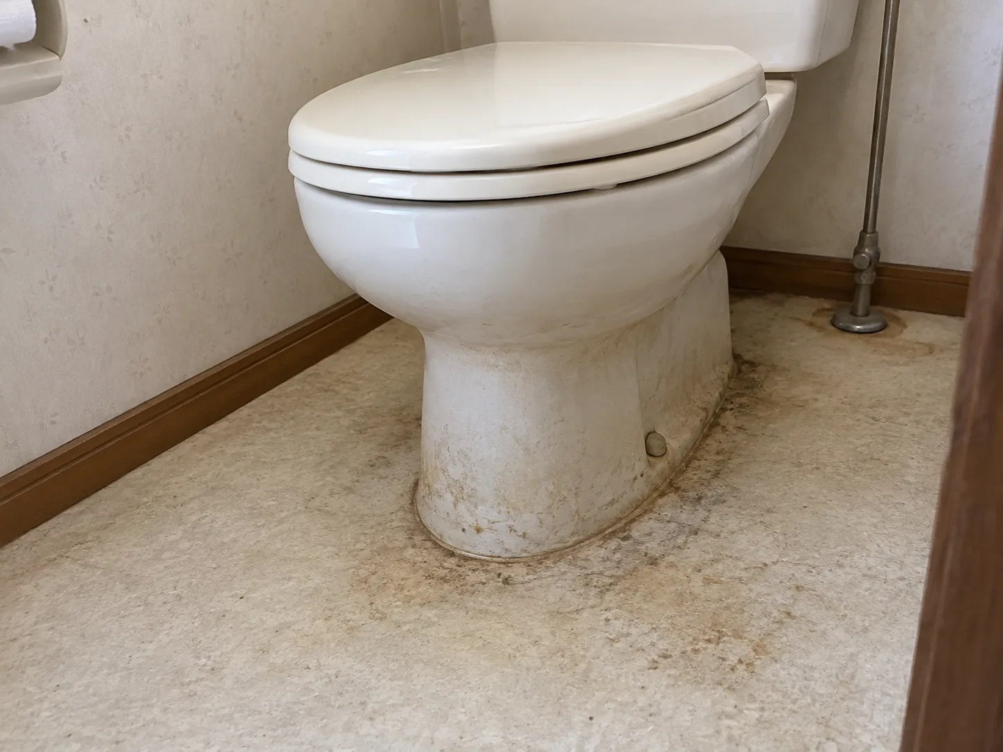 便器や床の汚れが落ちにくいのイメージ